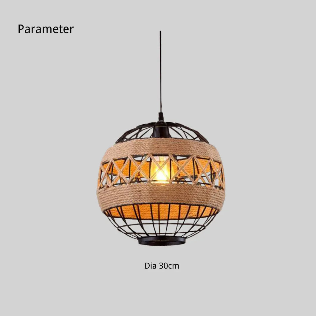 Spherical Cage Design Vintage Kitchen Pendant Light