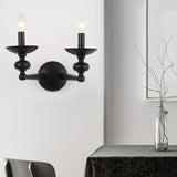 Black Candelabra Design Living Room Wall Light