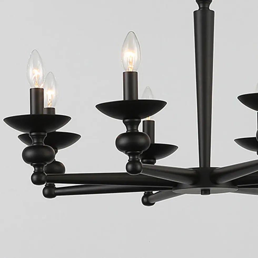 Black Candelabra Design Living Room Wall Light