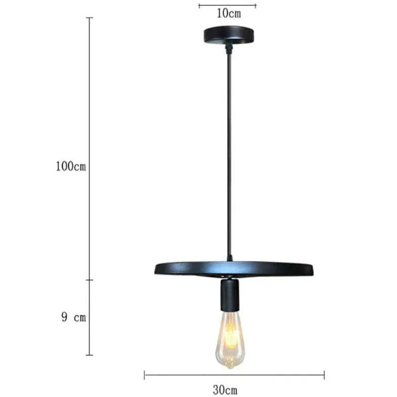 Wheel Design Vintage Industrial Bar Pendant Light