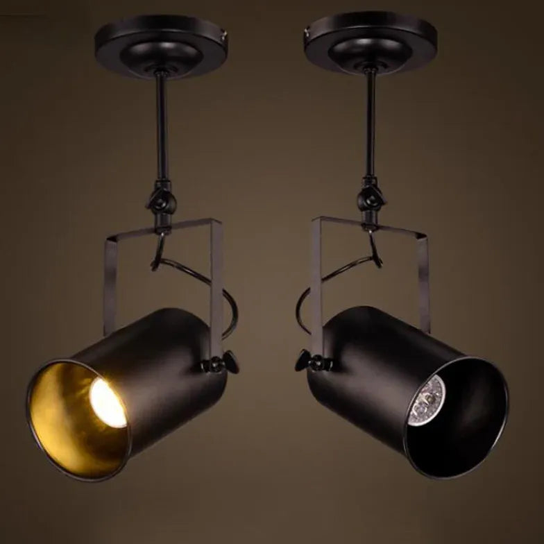 Three-Light Black Living Room Ceiling Light