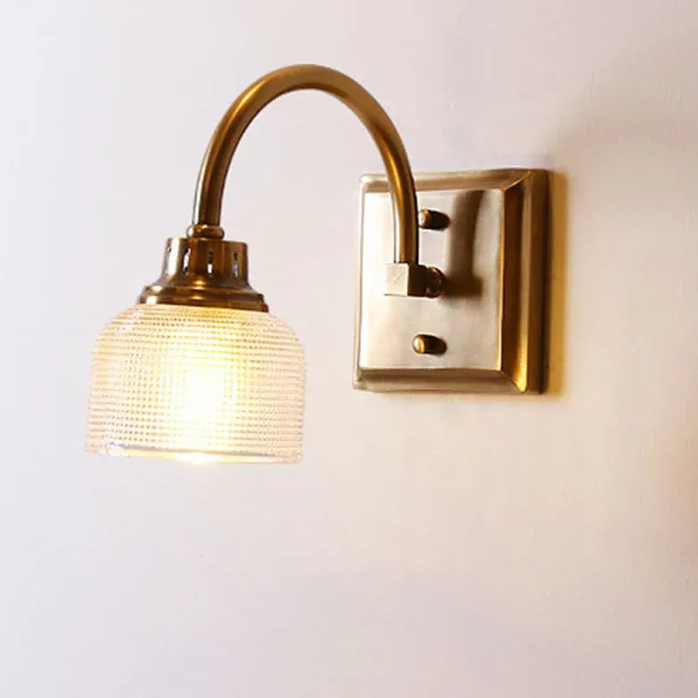 vintage bathroom wall lights glass