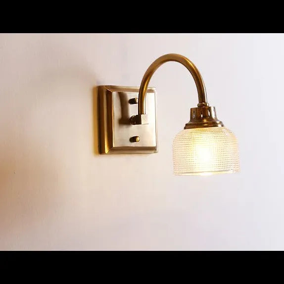 vintage bathroom wall lights glass