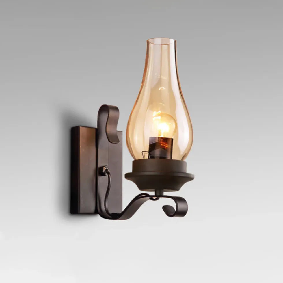 Classic Candle Iron Vintage Wall Lights