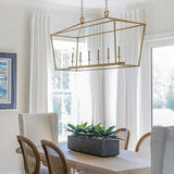 Geometric Cage Candelabra-style Industrial Ceiling Light