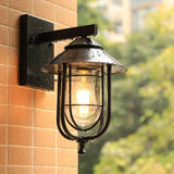 Corner Outdoor Lighting Black Glass