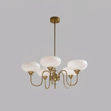 Milky White Glass Vintage Pendant Light