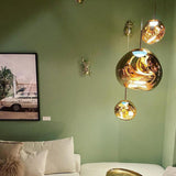 Modern Lava Glass Pendant Light for Dining Room
