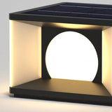 Arch Square Solar Fence Pillar Lights