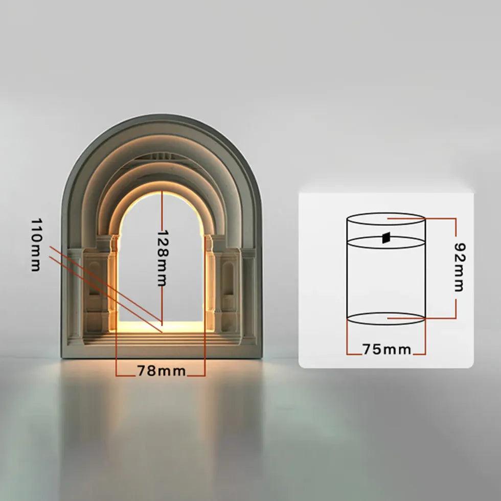 White Aromatherapy and Arch Atmosphere Table Lamps