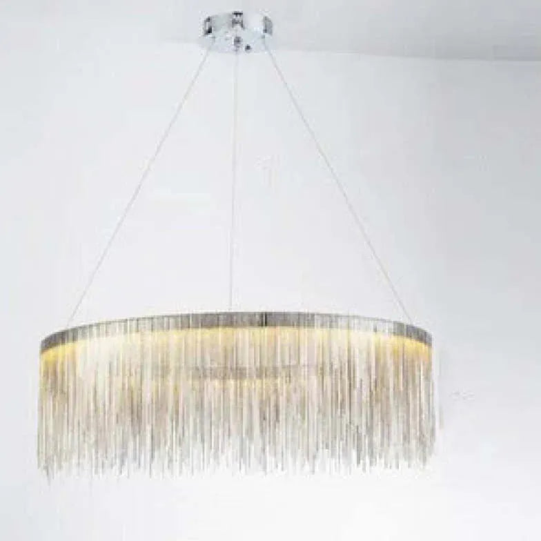 Ring-shaped Tassel Modern Luxury Pendant Light