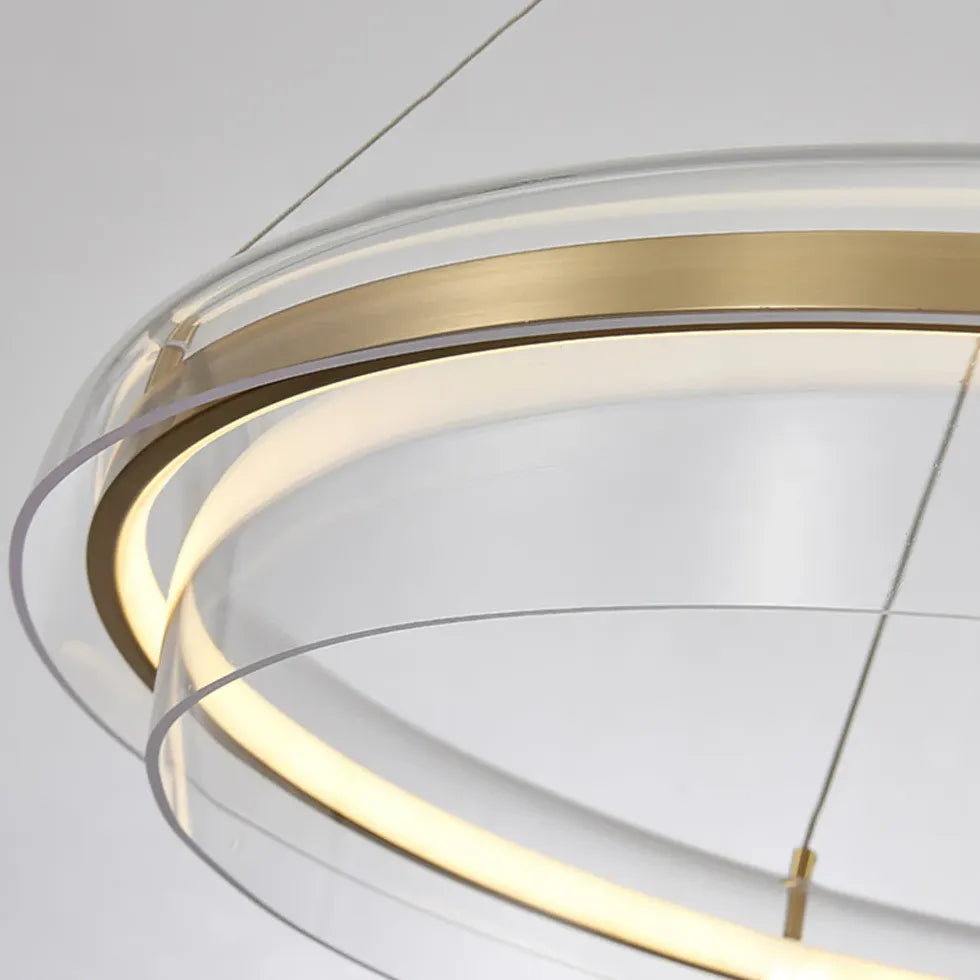 Ring Design Gold Modern Minimalist Pendant Light