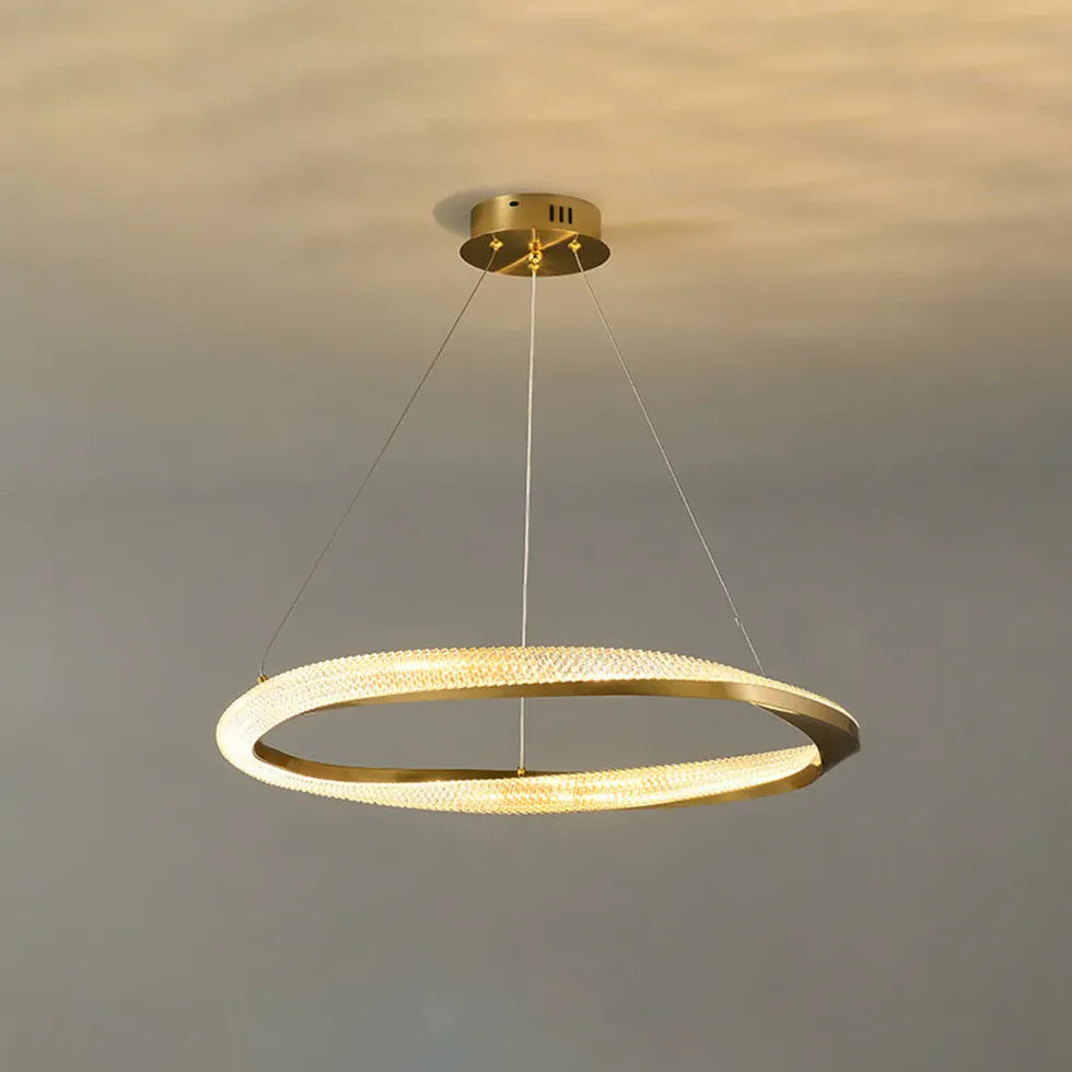 Round Design Modern Luxury LED Pendant Light