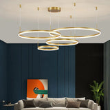 circle led modern pendant light