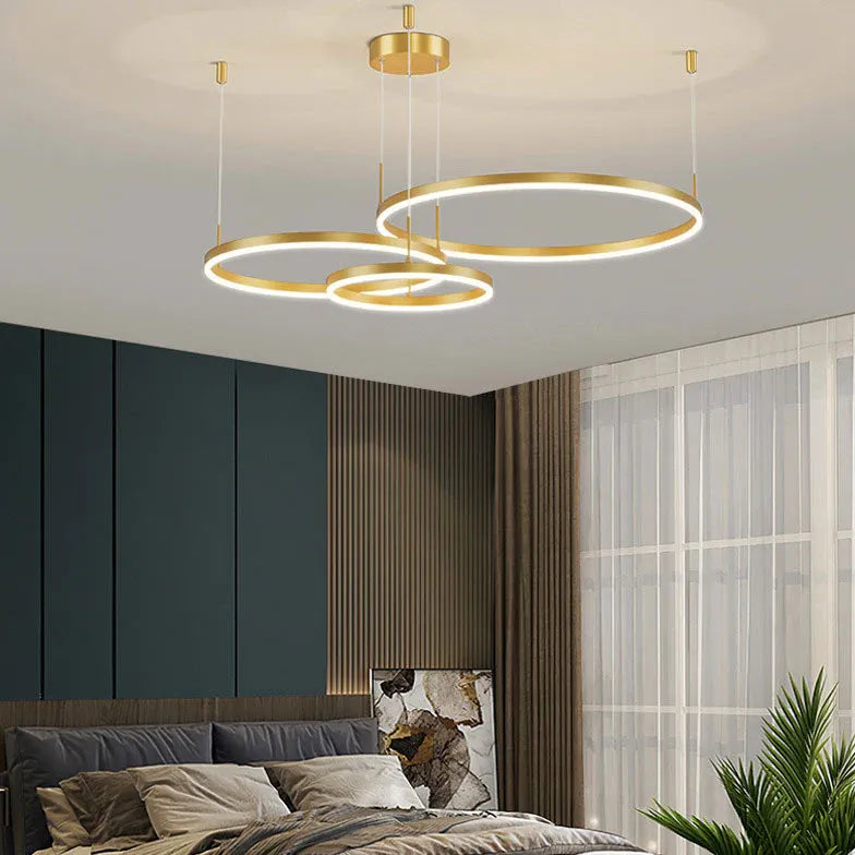 circle led modern pendant light