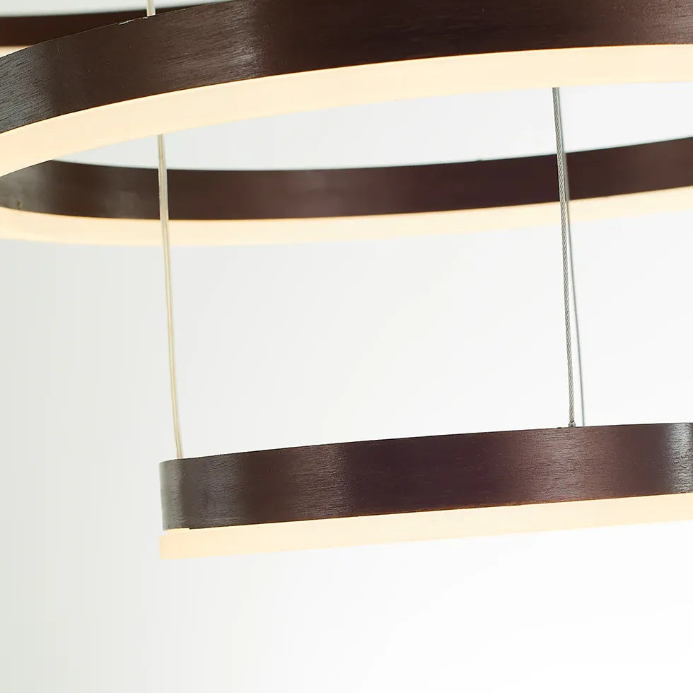 circle led modern pendant light