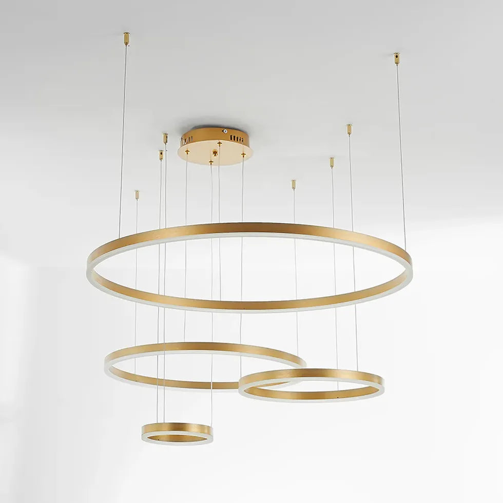 circle led modern pendant light