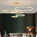 circle led modern pendant light