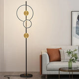 Multi-Circle Metal Modern Floor Lamp