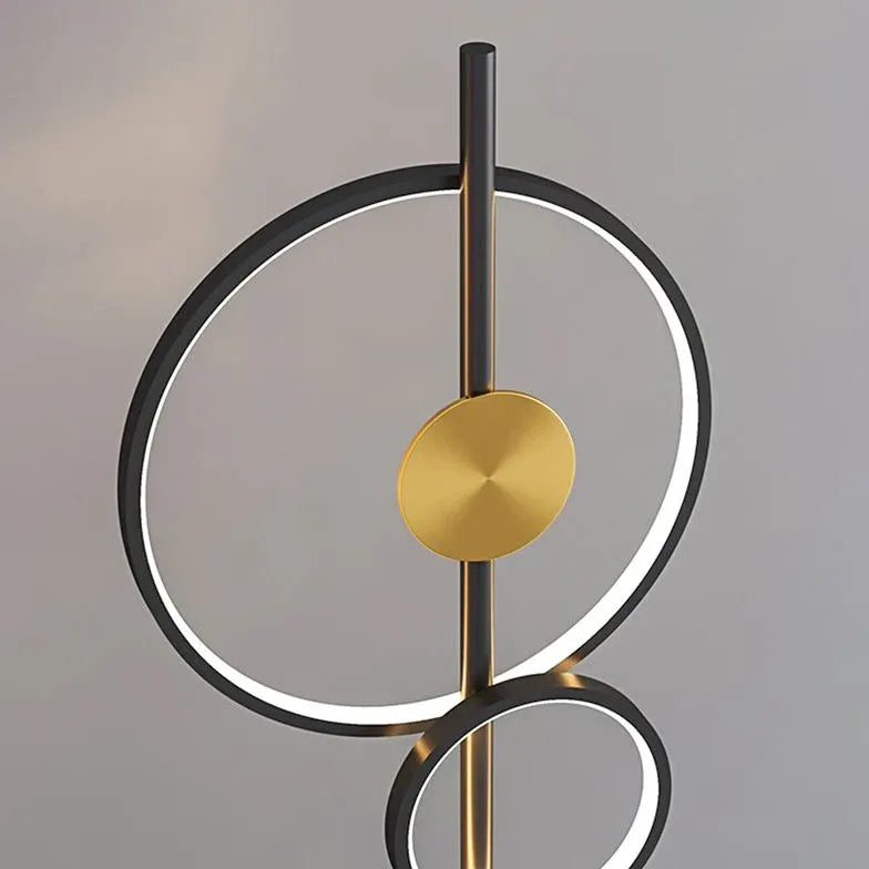 Multi-Circle Metal Modern Floor Lamp