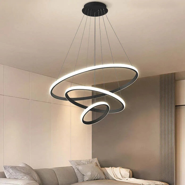 ring-shaped led modern pendant light