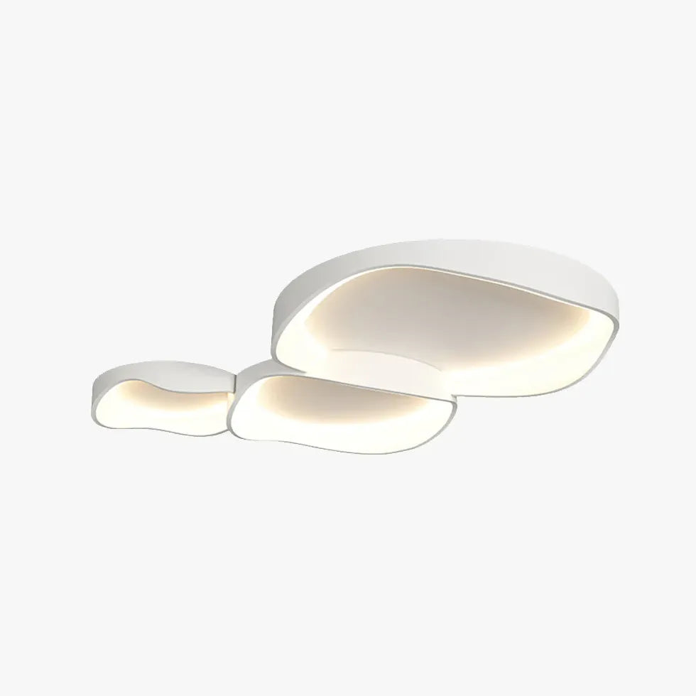 Streamlined Circular Design White LED Ceiling Light