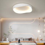 Streamlined Circular Design White LED Ceiling Light