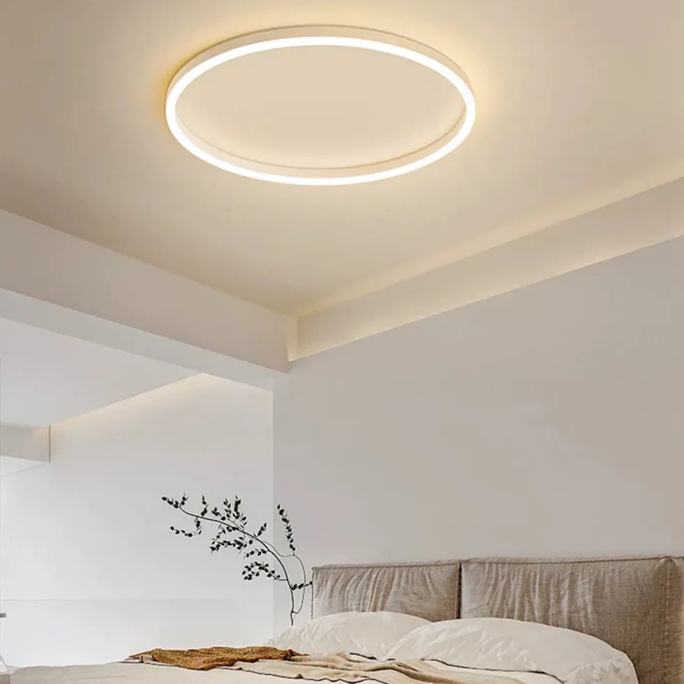 Circular Hollow Modern LED Flush Ceiling Lights