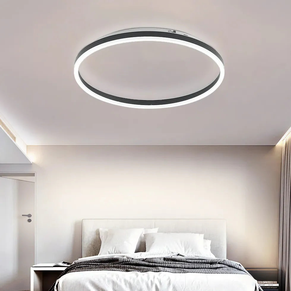 Circular Hollow Modern LED Flush Ceiling Lights