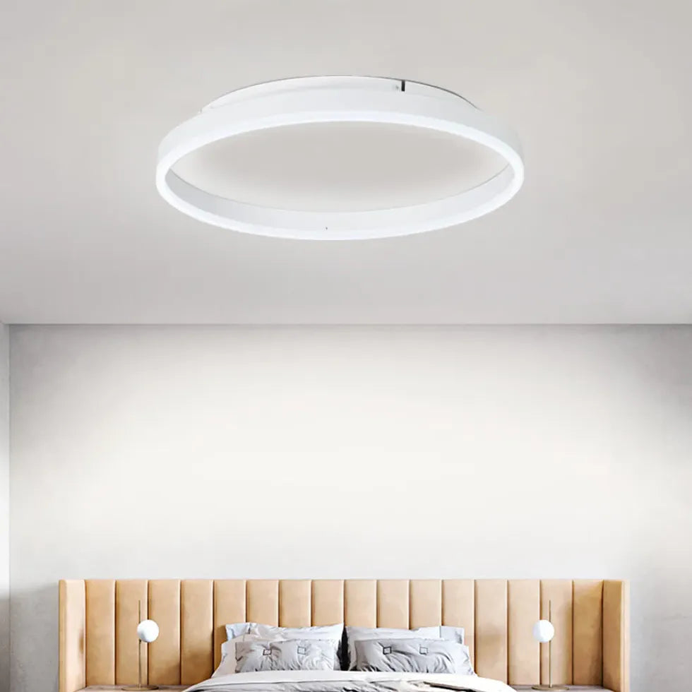 Circular Hollow Modern LED Flush Ceiling Lights