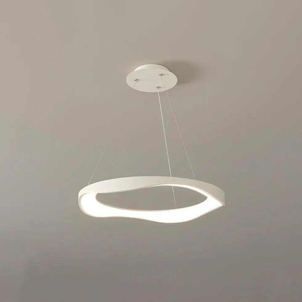 Ring-shaped Metal Acrylic LED Living Room Pendant Light - Clowas