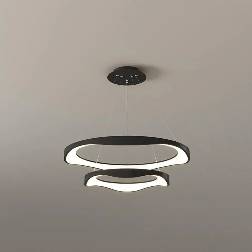 Ring-shaped Metal Acrylic LED Kitchen Pendant Light