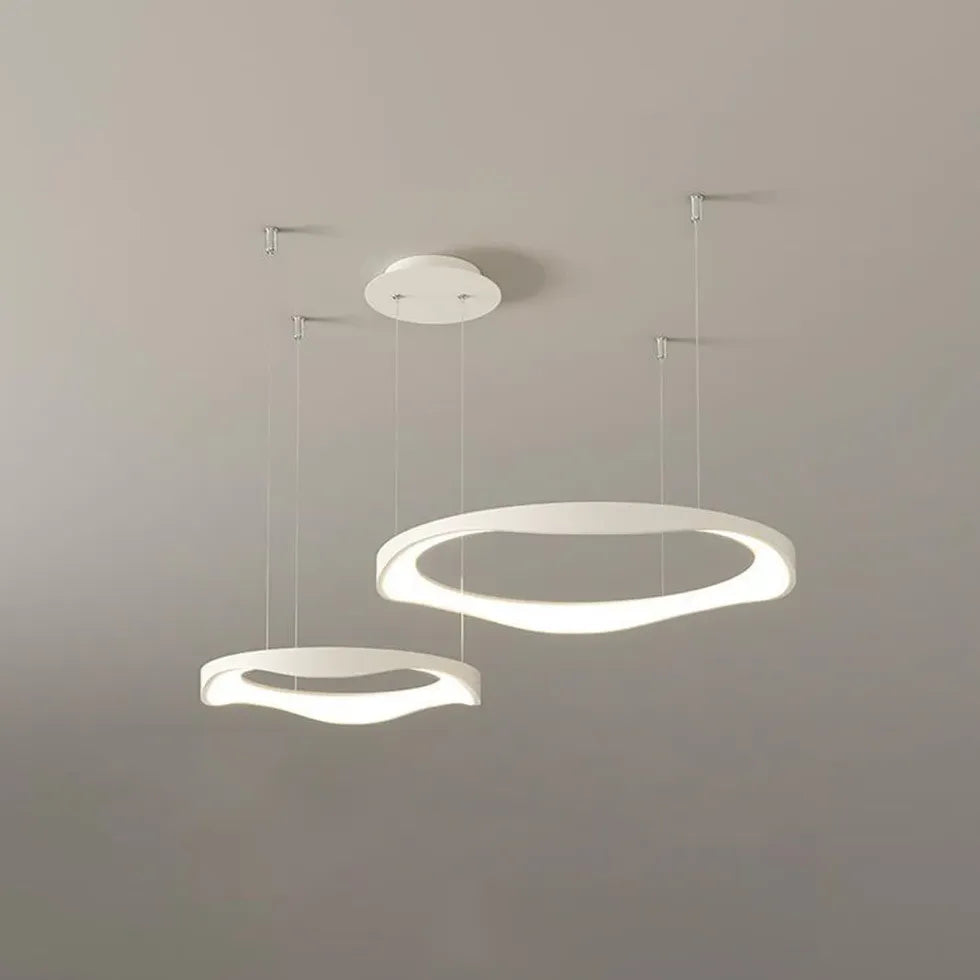 Ring-shaped Metal Acrylic LED Kitchen Pendant Light