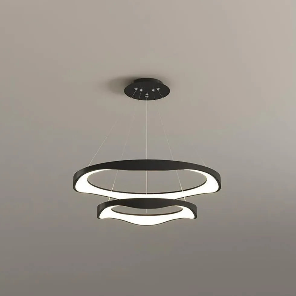 Ring-shaped Metal Acrylic LED Kitchen Pendant Light