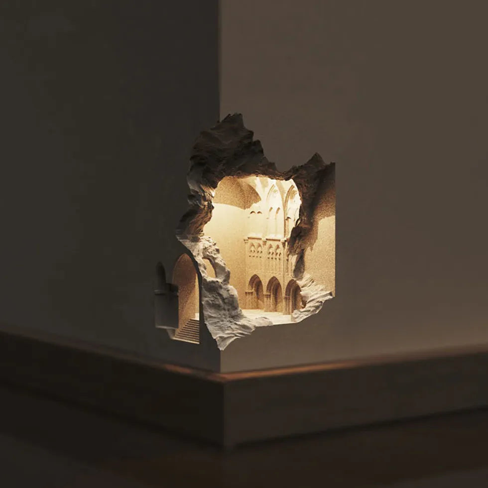 Plaster Wall Lights Modern with Sensor