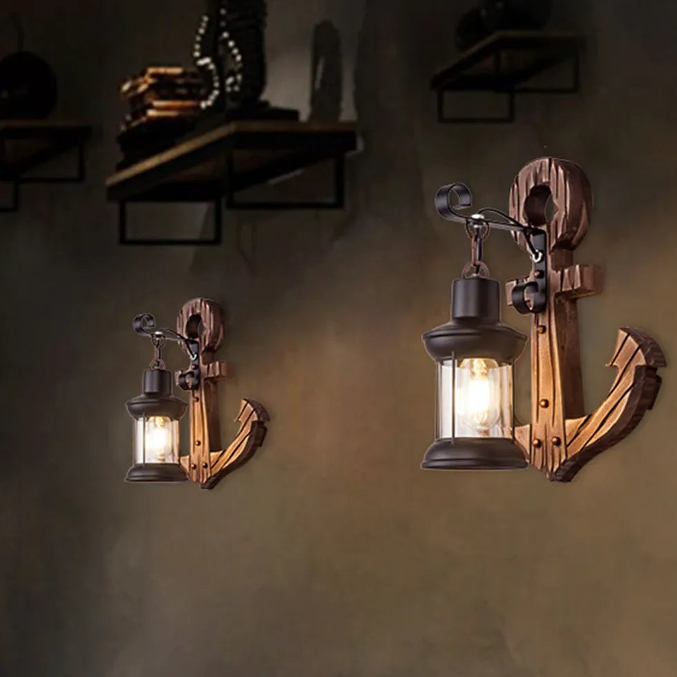 Anchor Shaped Lantern Vintage Wall Lights