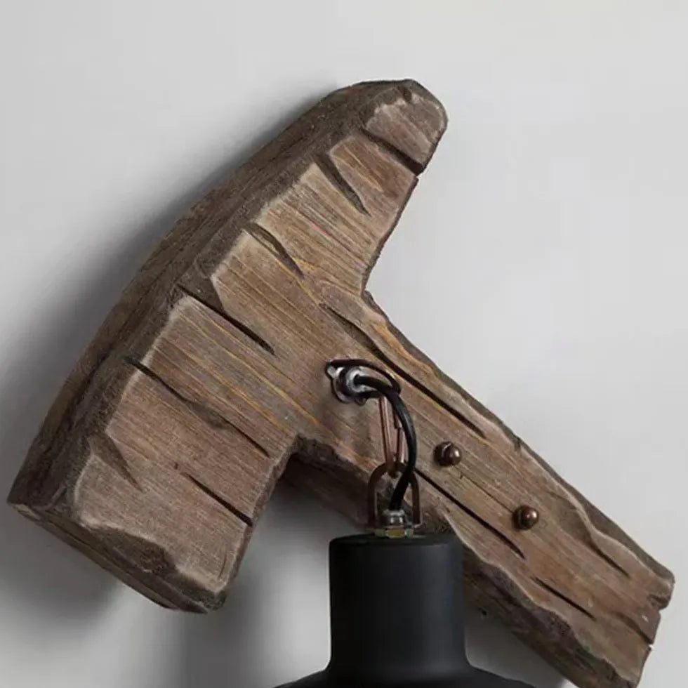 Hammer Pine Wood countryside Vintage Wall Lights