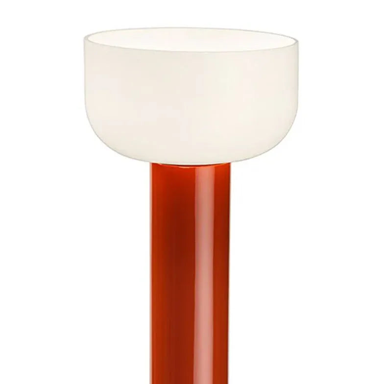 Black Tubular LED Floor Lamp