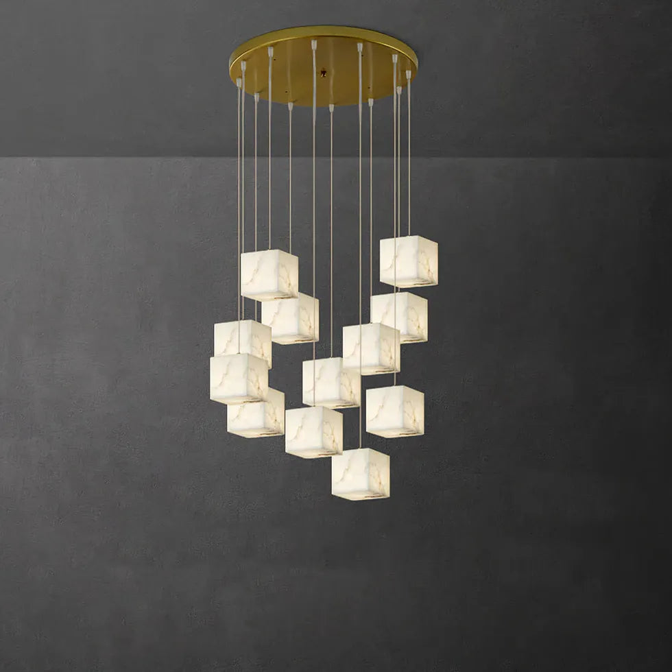 Geometric Cube Modern LED Kitchen Pendant Light