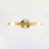 Double Globe Dimmable Gold Wall Lights