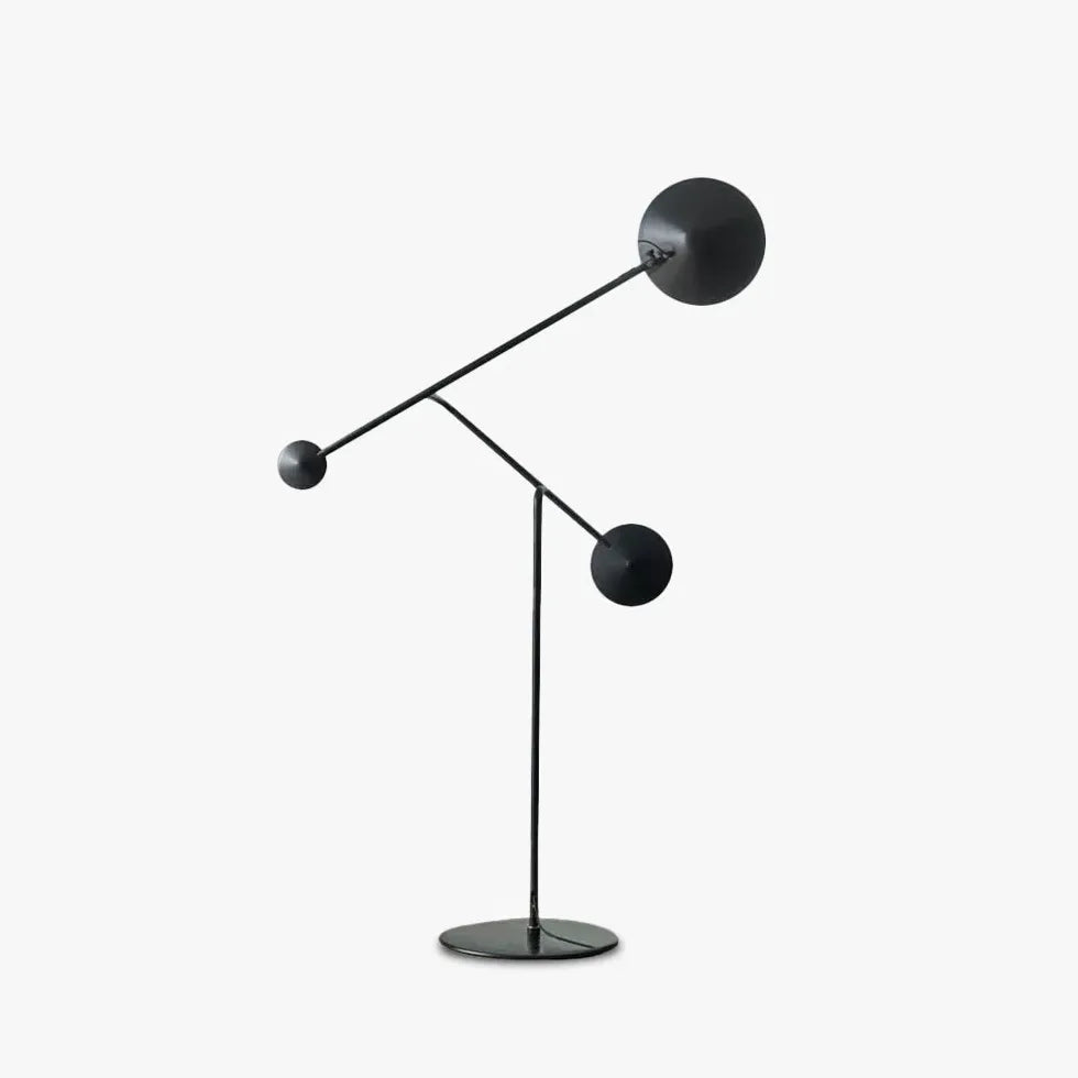 Round Shade Multi-Arm Industrial Floor Lamp