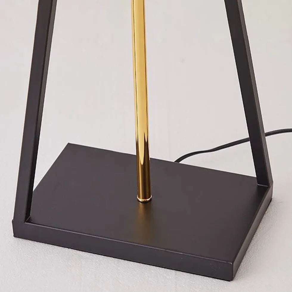 Cylindrical Crossed Tripod Floor Lamp