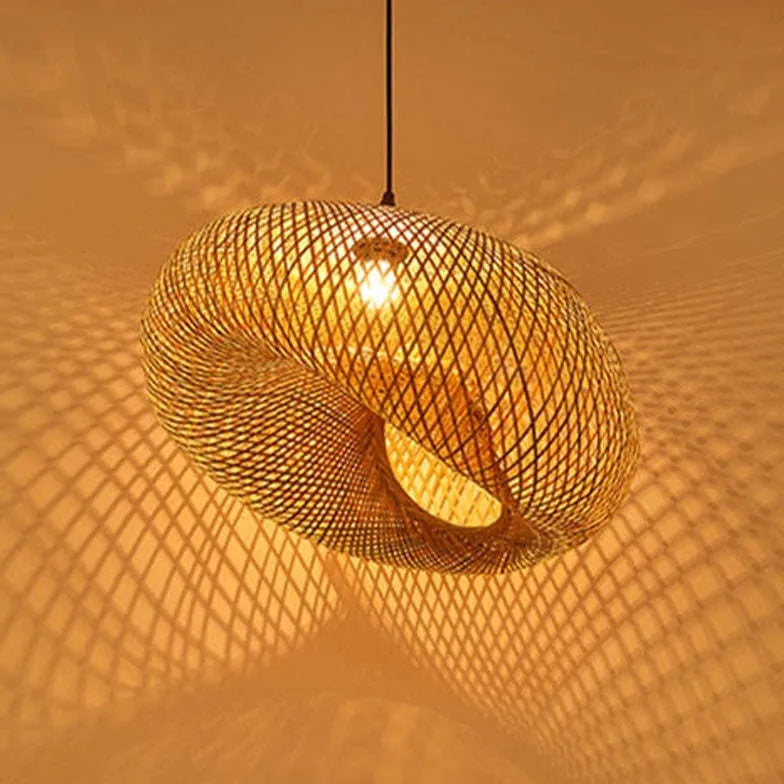 Bamboo Woven Rattan Kitchen Decorative Pendant Light