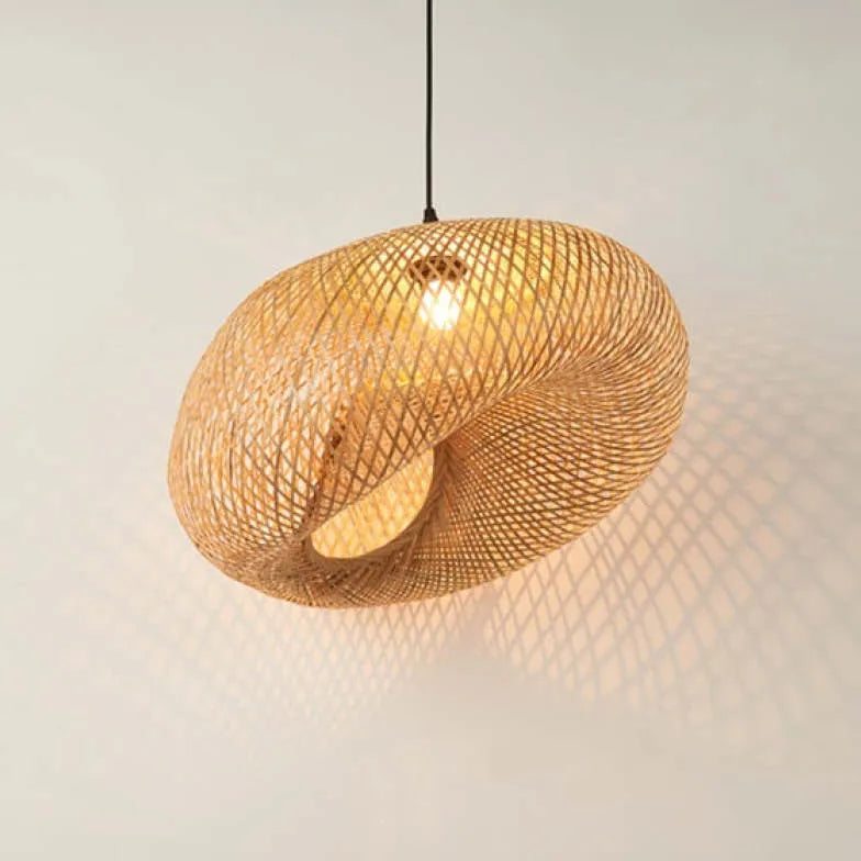 Bamboo Woven Rattan Kitchen Decorative Pendant Light