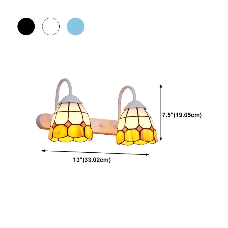 Tiffany Double Head Vintage Wall Lights