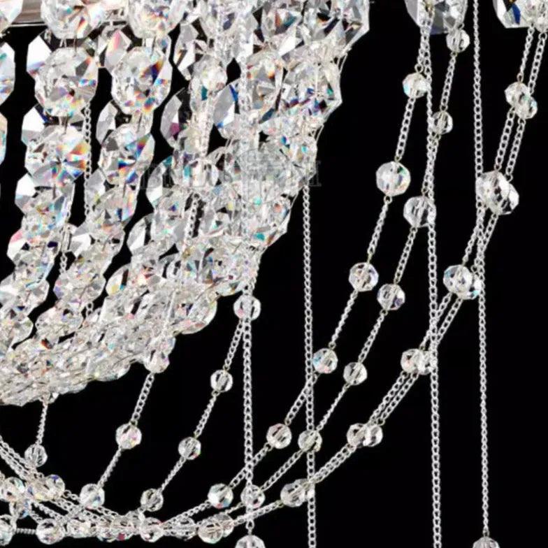 beaded crystal living room chandelier