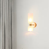 Bedroom Double Head Glass LED Wall Light