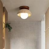 Beige Modern Industrial Stone Aisle Ceiling Lamp