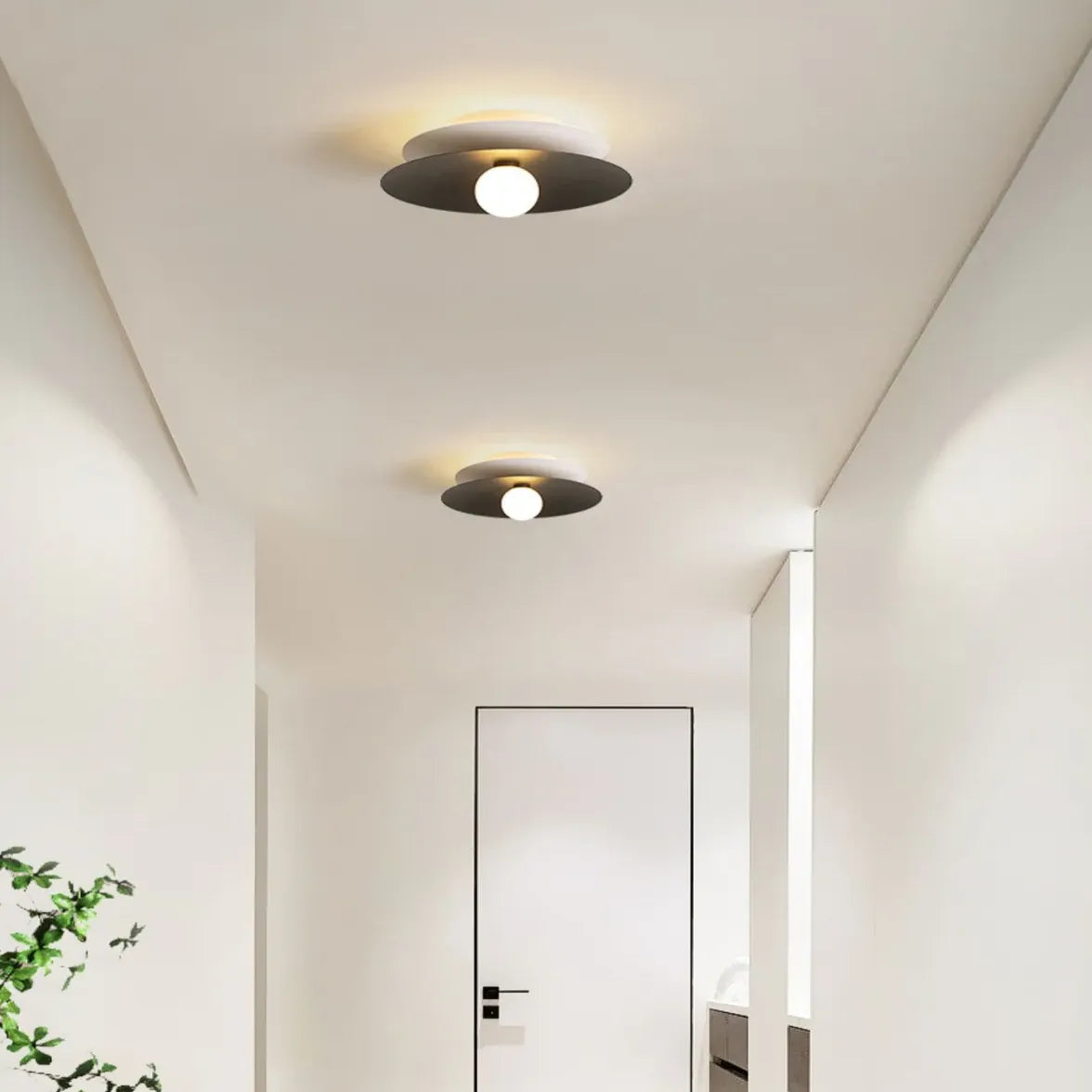 Disc-Shaped Minimalist Modern Ceiling Light