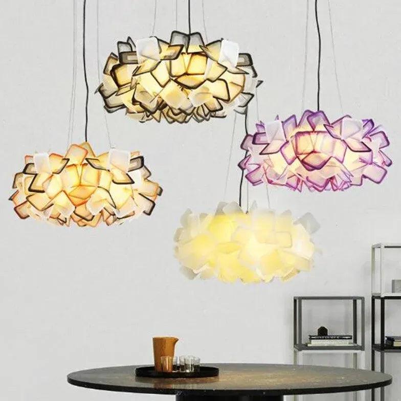 Acrylic Floral Cluster Modern Art Ceiling Light - Clowas